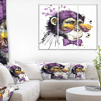 Impression sur toile « singe unique » Design Art