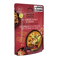 Passage Foods, Passage to India, Sauce Mijotée au Poulet, Noix de Coco et Cajou du Sri Lanka, 340 ml