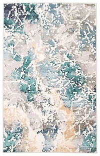 ECARPET Aura Contemporary/Modern Area Rug for living room, bedroom, dining room, entrance, hallway and more.