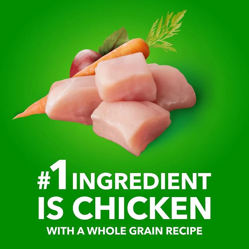 Iams Minichunks Adult Dry Dog Food Chicken & Whole Grains Recipe, 1.5-17.46kg