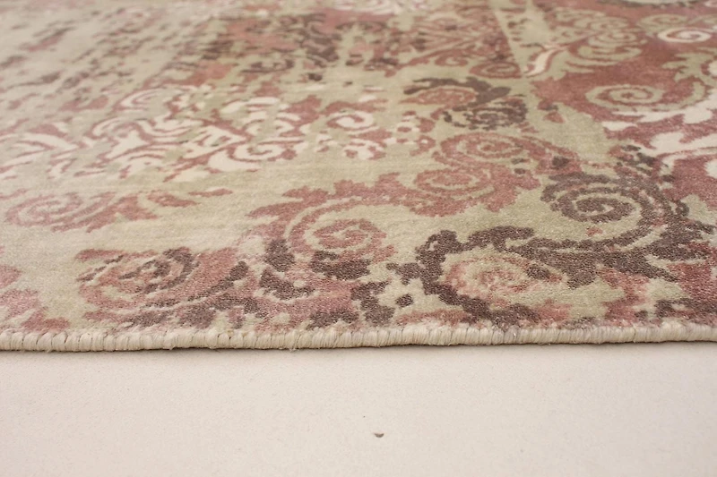 ECARPETGALLERY Tapis Métier Main pour Salon, Salle à Manger et Chambre à Coucher Style décontracté Collection Galleria 5'2" x 7'5" en Jaune