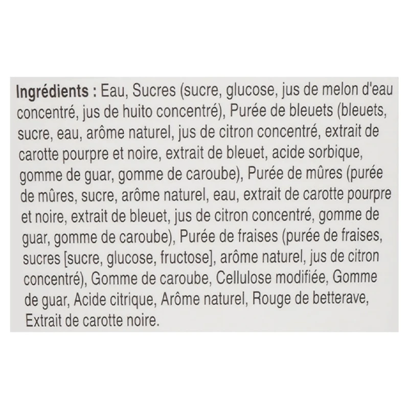 Chapman's Triple Berry Sorbet in a Tub