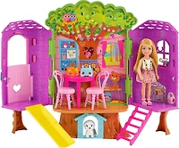 Barbie-Chelsea Cabane dans les Arbres-Coffret poupée Chelsea et chiot