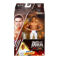 WWE Monday Night War Elite Collection British Bulldog Action Figure with Accessories & Build-a-Figure Parts