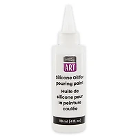 Huile de silicone UNIQUE CREATIV ART — 118 ml (4 oz liq.) Additif pour cellules Fluid‑Art