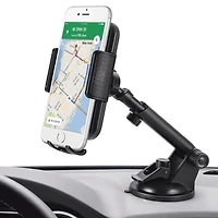 Merkury InnovationsExtendable Car Windshield & Dash Mount Black, Ext. Car Windshield DashMount