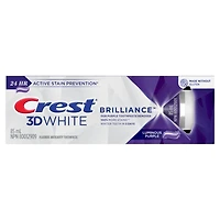 Dentifrice violet blanchissant Crest 3D White Brillance, Menthe lumineuse 85 ml