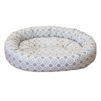 DecoraPet Tres Grande Lit Dream Donut, Taupe Lattice