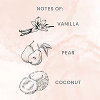 Bougie spa parfumée à la cire de noix de coco 15 oz Allswell, Brillance (Vanille + Poire + Noix de coco) Mélange de cire de noix de coco