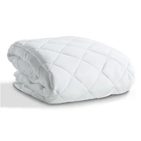 Mainstays Knitted Mattress Pad, Quilted, Stain Release, Anti-microbial, Size: Twin-Queen