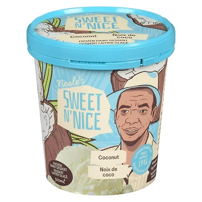 Crème glacée à la noix de coco Sweet n Nice de Neale