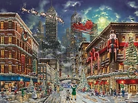 Thomas Kinkade Puzzle Elfe 300 pièces Thomas Kinkade Films de vacances-Elfe