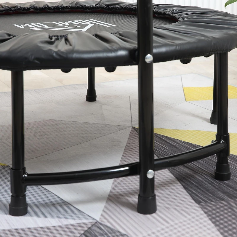 Mini Trampoline d'exercice RebondCardio Barre en T réglable Noir