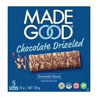 MadeGood Barres granola avec filet de chocolat Vanille Boîte de 5 barres MADE GOOD MG CHOCOLAT SAVEUR