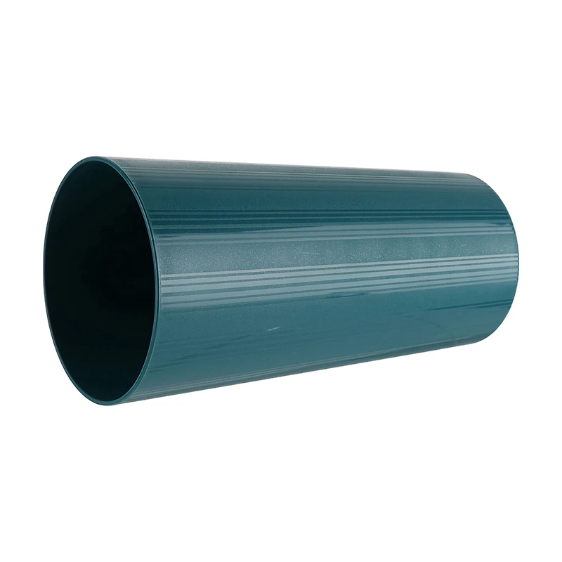 Assiette ronde en plastique bleu Mainstays, avec motif à rayures gravées, 26,7 cm (10,5 pouces)
