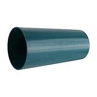 Assiette ronde en plastique bleu Mainstays, avec motif à rayures gravées, 26,7 cm (10,5 pouces)