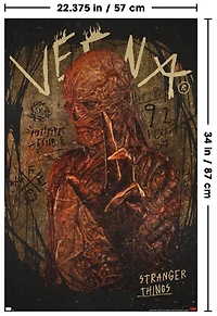 Netflix Stranger Things: Season 4 - Vecna Wall Poster, 22.375" x 34"