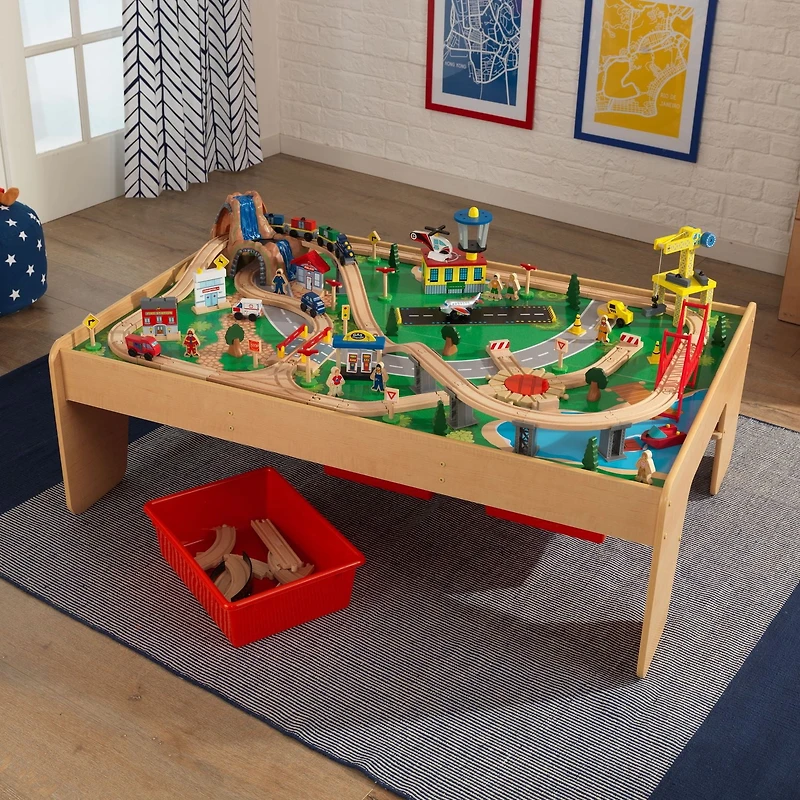 KidKraft Waterfall Mountain Train Set