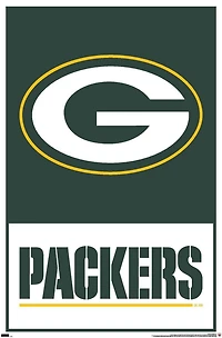 NFL Green Bay Packers - Logo 21 Wall Poster, 22.375" x 34"