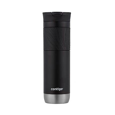 Contigo Byron 2.0 Stainless Steel Travel Mug with SNAPSEAL Lid and Grip, 24 oz (709 ml), Licorice, 1 Count