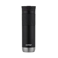 Contigo Byron 2.0 Stainless Steel Travel Mug with SNAPSEAL Lid and Grip, 24 oz (709 ml), Licorice, 1 Count