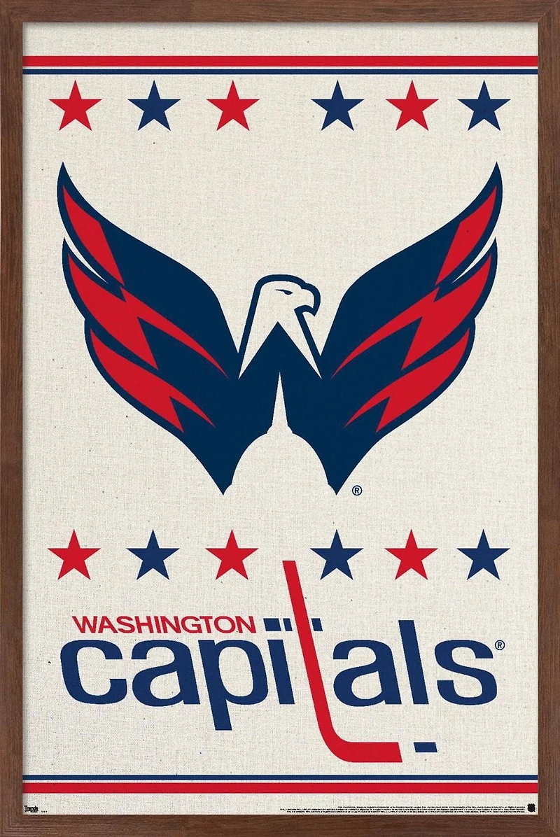 NHL Washington Capitals - Logo 14 Wall Poster, 22.375" x 34"