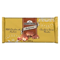 Tablette de chocolat au lait avec noissettes de Waterbridge 400g