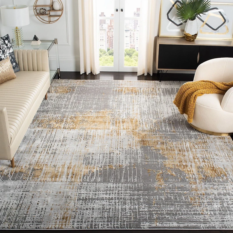 SAFAVIEH Craft Emmet Faded Abstract Area Rug