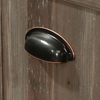 Sauder La Collection Sonnet Springs Meuble d’appoint, Finition Pebble Pine, 435766
