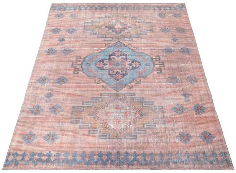 ECARPET Oriental, Persian Style Area Rug, Eco Friendly, Machine Washable, Kashkuli Collection