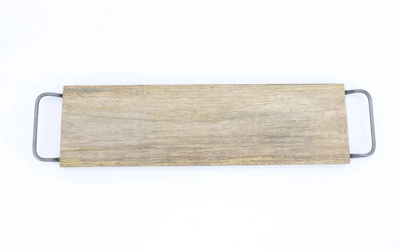 Planche de service longue en bois de manguier industriel