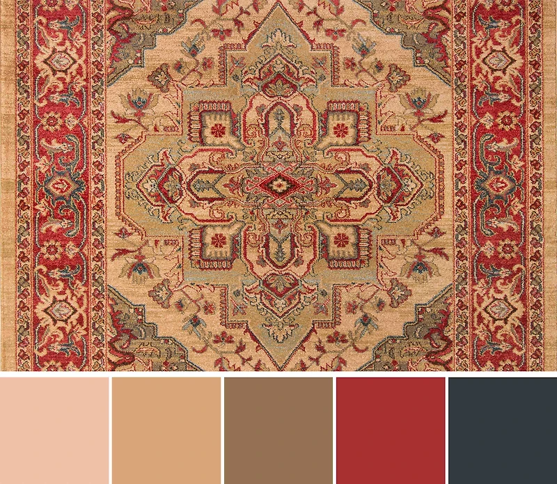 ECARPET Lux Tapis pour Salon, Chambre, Salle A Manger, Entrée, Couloir et Plus Encore.