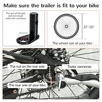 Aosom 3-in-1 bike trailer