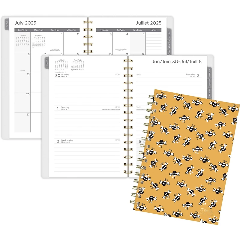 2025-2026 Mead® Little Bee Small Weekly Academic Year Planner