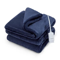 Couverture chauffante électrique Sunbeam Arctic Plush Eco, 4 réglages de chaleur, arrêt automatique