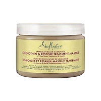 Masque de traitement Renforcer et Rétablir SheaMoisture Huile de Ricin Noire de Jamaïque 325ml Masque de traitement