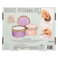 D.I.Y. bougies personnalisée Fais deux bougies