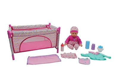 MSB Baby Doll with Playpen Set