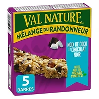 Nature Valley Chewy Trail Mix Granola Bars, Coconut Dark Chocolate, 5 ct, 160 g