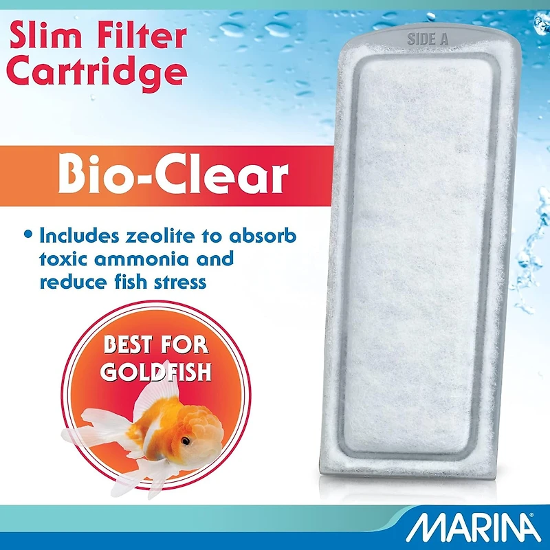 Cartouche Bio-Clear pour filtres Slim Marina, paquet de 3