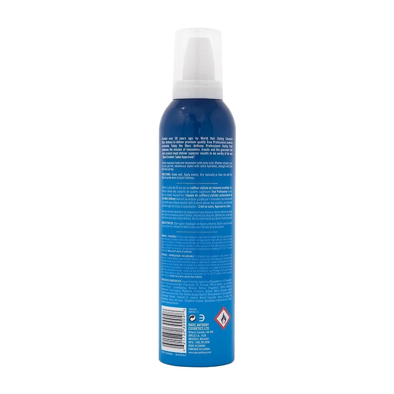 Marc Anthony Nourishing Argan Oil of Morocco Volumizing Extra Hold Mousse, 250 ml