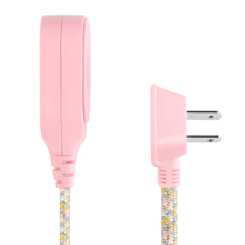 Globe Electric 9-ft Metallic Pink Fabric Extension Cord