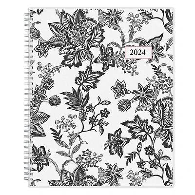 Agenda hebdomadaire/mensuel 2024, 8,5 po x 11 po, Blue Sky, Analeis Agenda, format grand