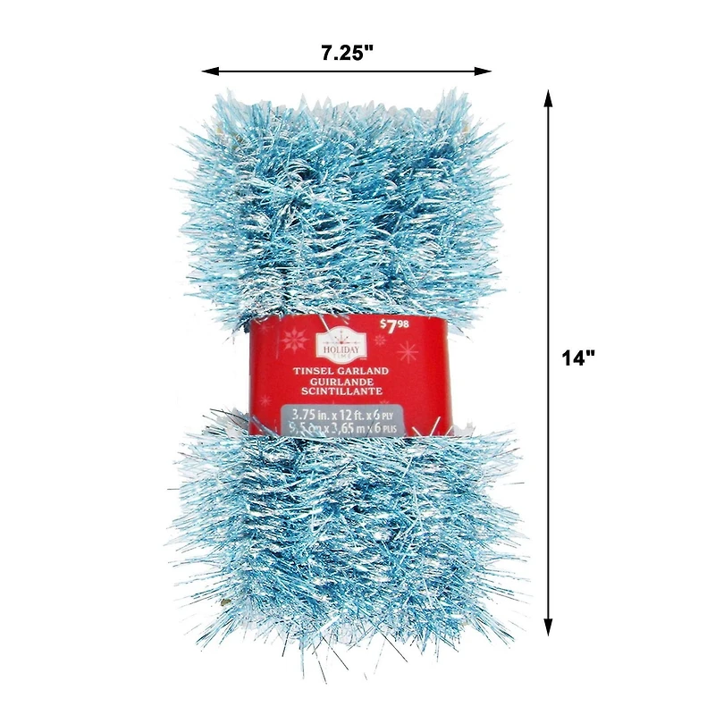 Christmas tinsel garland