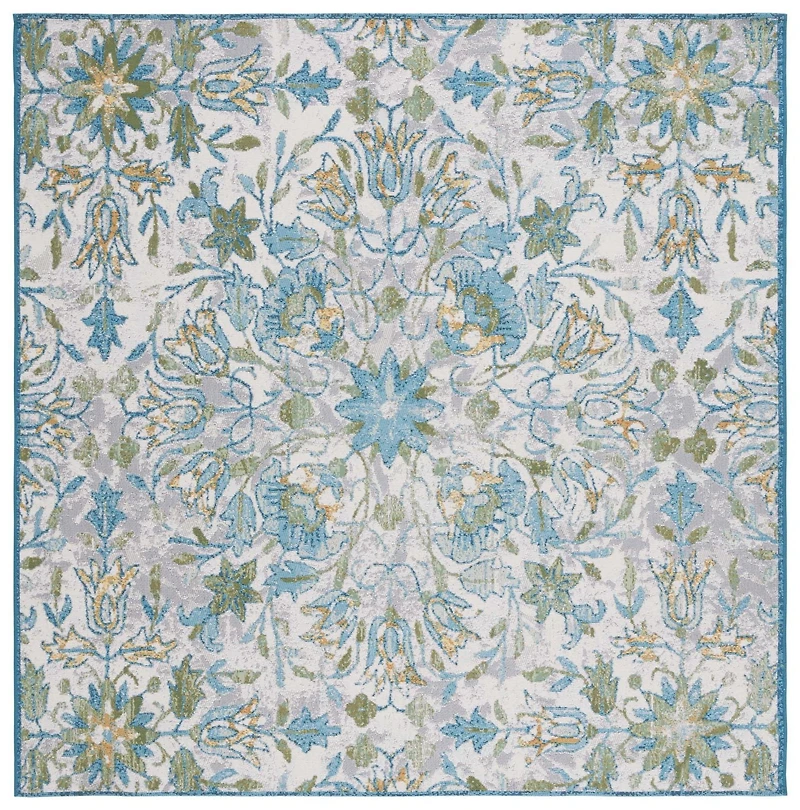 SAFAVIEH Barbados Corwin Tapis Floral Intérieur/Extérieur