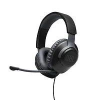 JBL Quantum 100 Wired Over-Ear Gaming Headset with a detachable mic