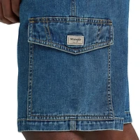 WR DENIM CARGO SHORT - FRENCH