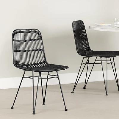 Rattan Dining Chair, Set of 2 from the collection Balka South Shore