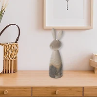 Wooden 2 Tone Bunny Decor Large