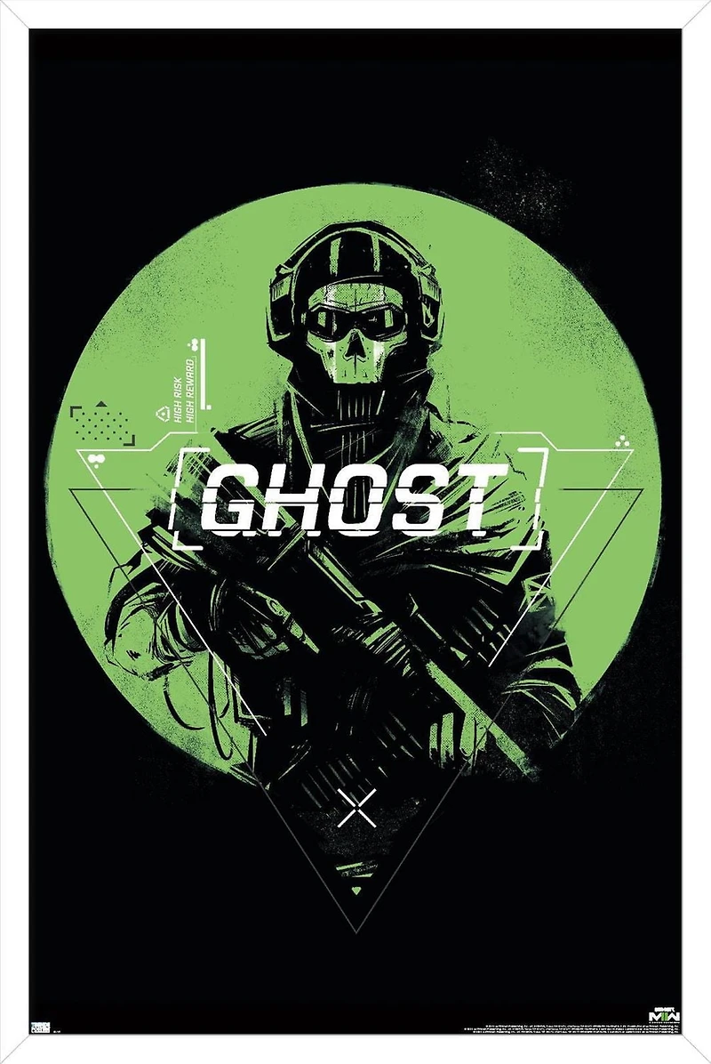Call of Duty: Modern Warfare 2 - Ghost Emblem Wall Poster